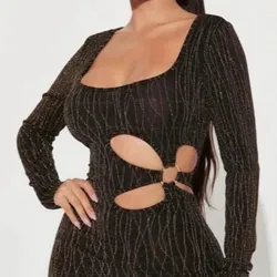 Vestido corto fashion nova 