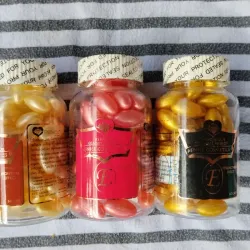 Capsulas de vitamina E para el cabello