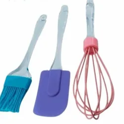 Juego de brocha espátula y batidor