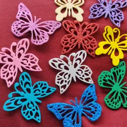 Mariposas de foamy