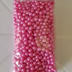 Perlas rosa oscuro 100g