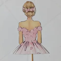 Topper de chica de espalda