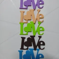 Topper de foamy Love