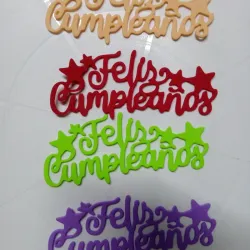 Topper Feliz Cumpleaños