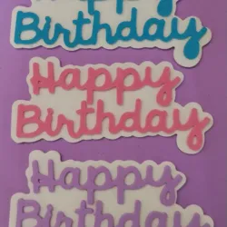 Topper happy birthday