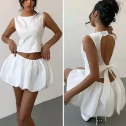 Conjunto de Blusa y Saya