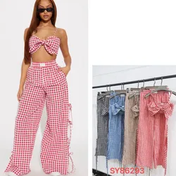 Conjunto de pantalón y blusa 