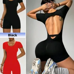 Mono de Gym Rojo/Negro
