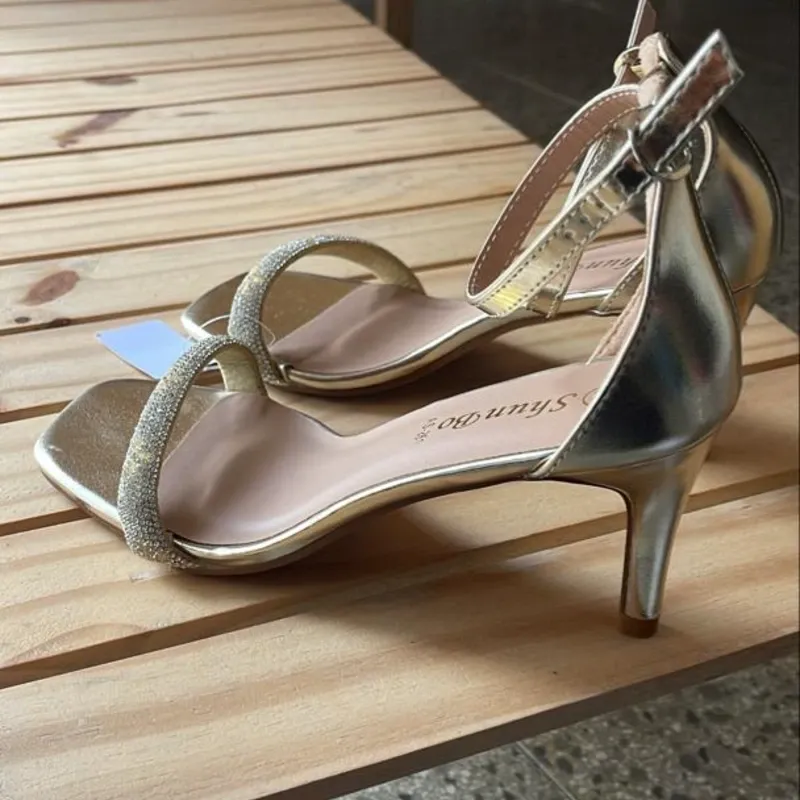 Tacones Abiertos Medios