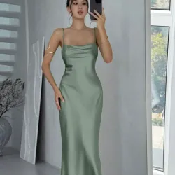 Vestido Ajustado Largo