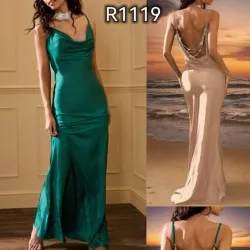 Vestido con Espalda Abierta