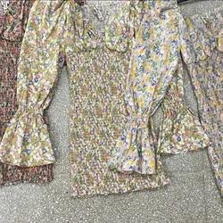 Vestidos de Flores Mangas Largas