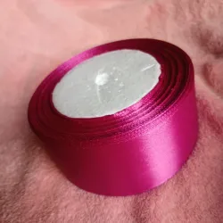 Cinta de satín 4 cm fresa