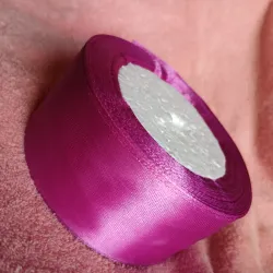 Cinta de satín 4 cm morado