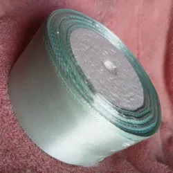 Cinta de satín 4 cm verde claro