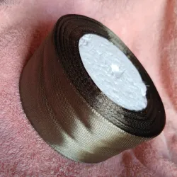 Cinta de satín 4 cm verde oscuro