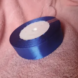 Cinta de satín azul rey 2.5 cm