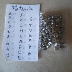 CONSONANTES - sueltas cuenta plateada