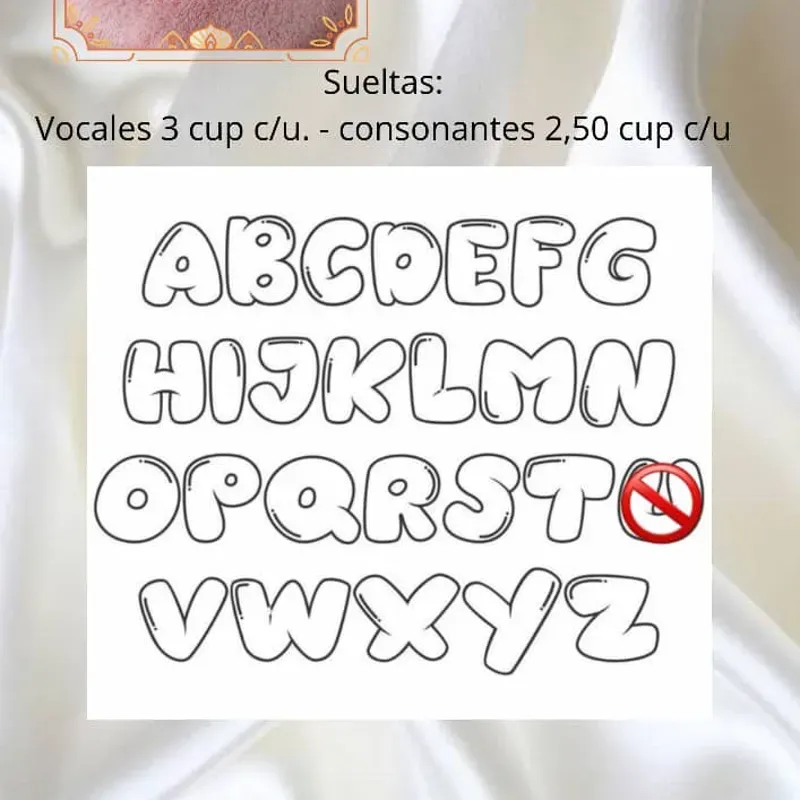 Cuenta negra letras colores