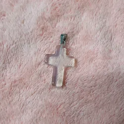 Dije Crucifijo Piedra Lunar