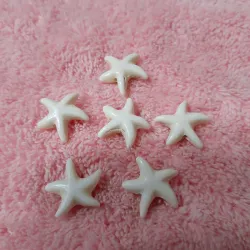 Estrellas de piedra blancas