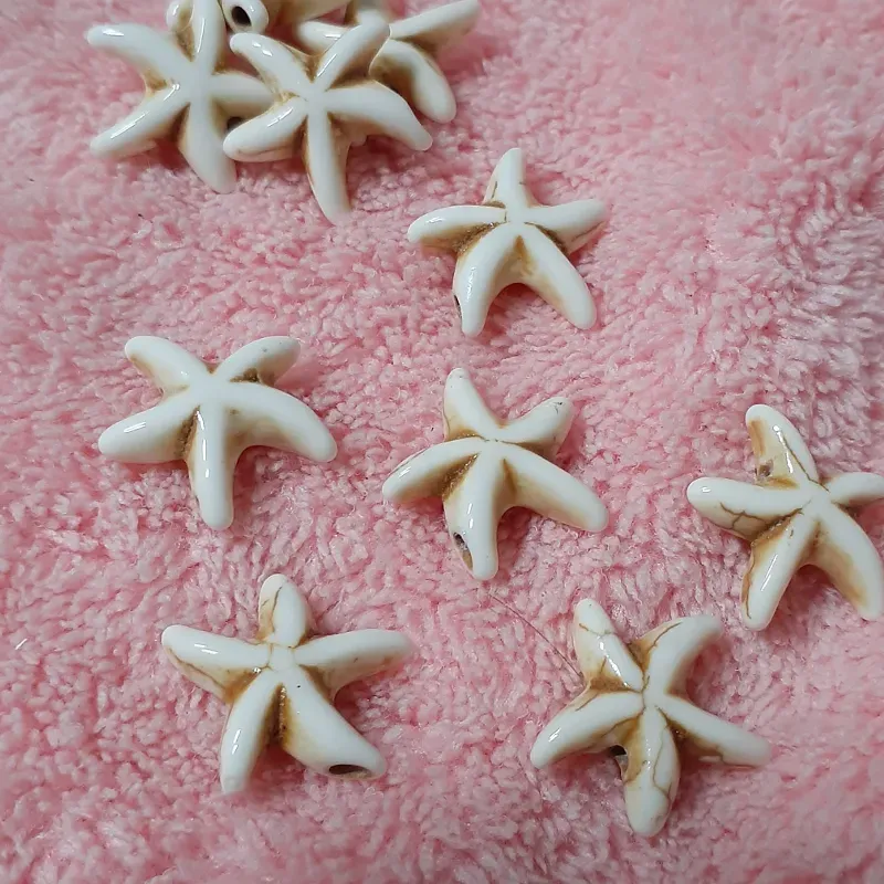 Estrellas turquesa blancas