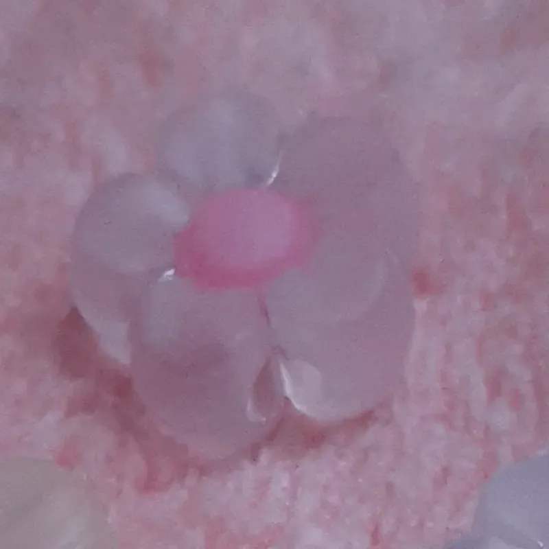Flor centro rosa