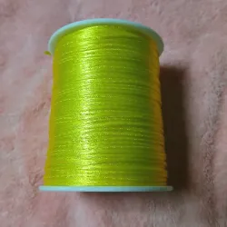 Hilo cola de rata amarillo claro 1 mm