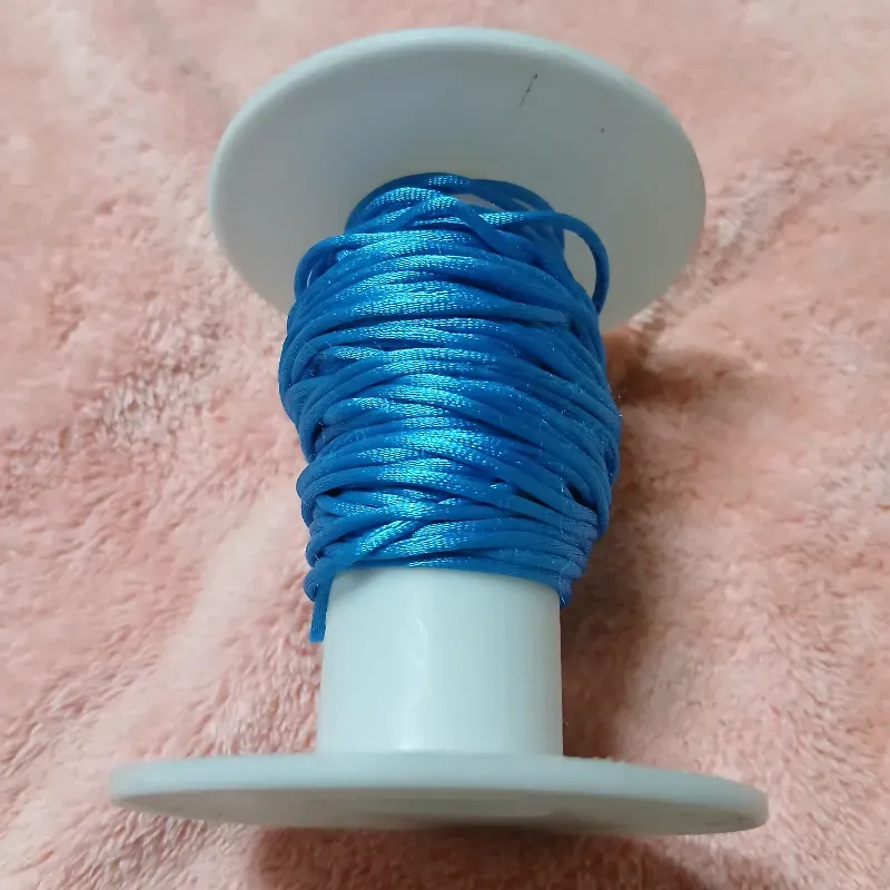 Hilo cola de rata azul claro 1 mm