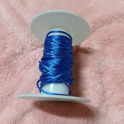 Hilo cola de rata azul rey 1 mm