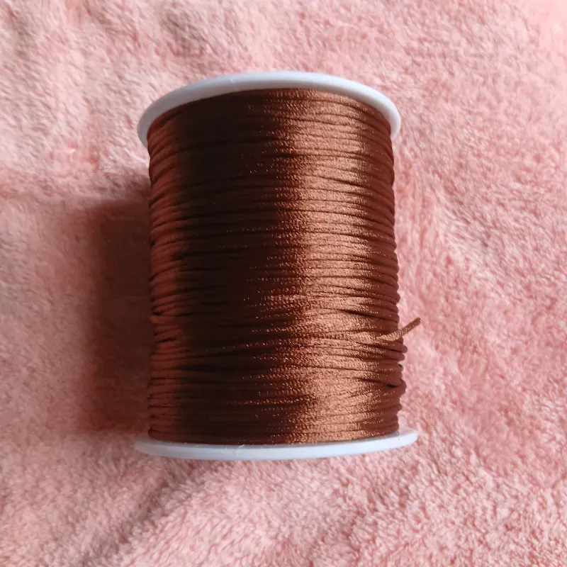 Hilo cola de rata carmelita 1 mm