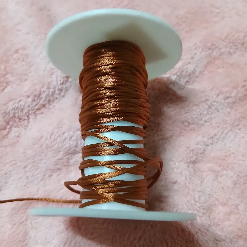 Hilo cola de rata carmelita 1 mm