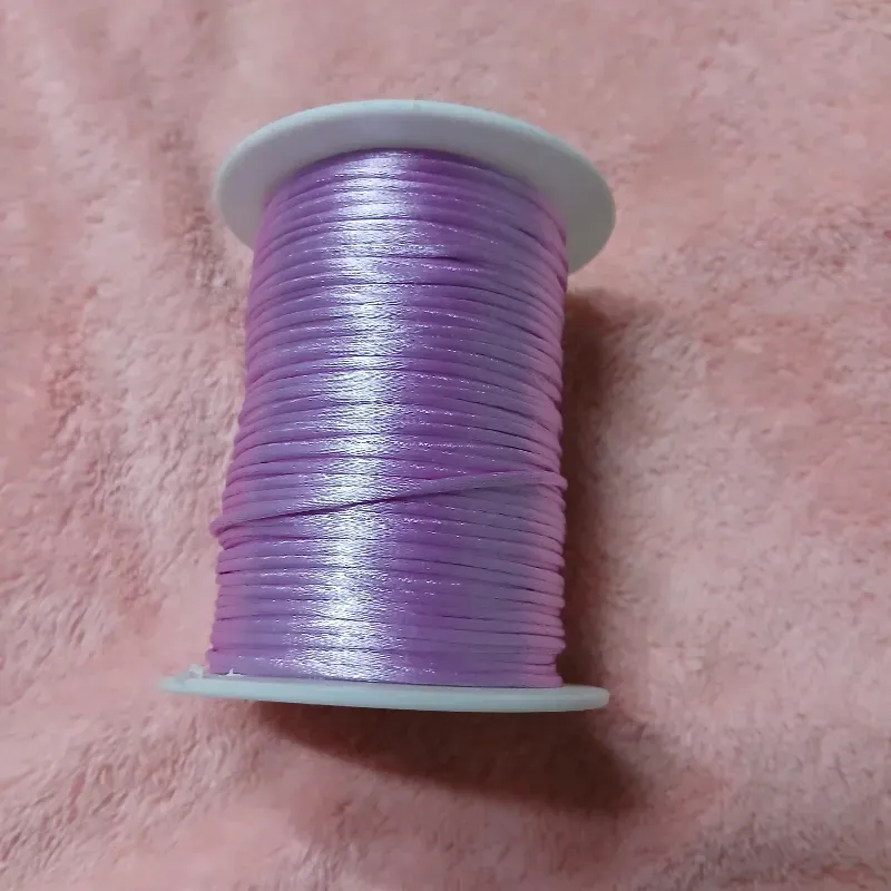 Hilo cola de rata lila 1 mm