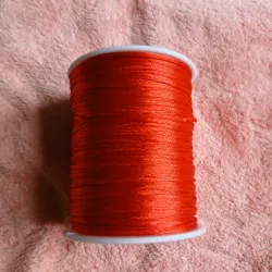 Hilo cola de rata rojo 1 mm