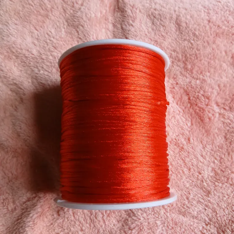 Hilo cola de rata rojo 1 mm