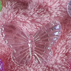 Mariposa chica rosa claro