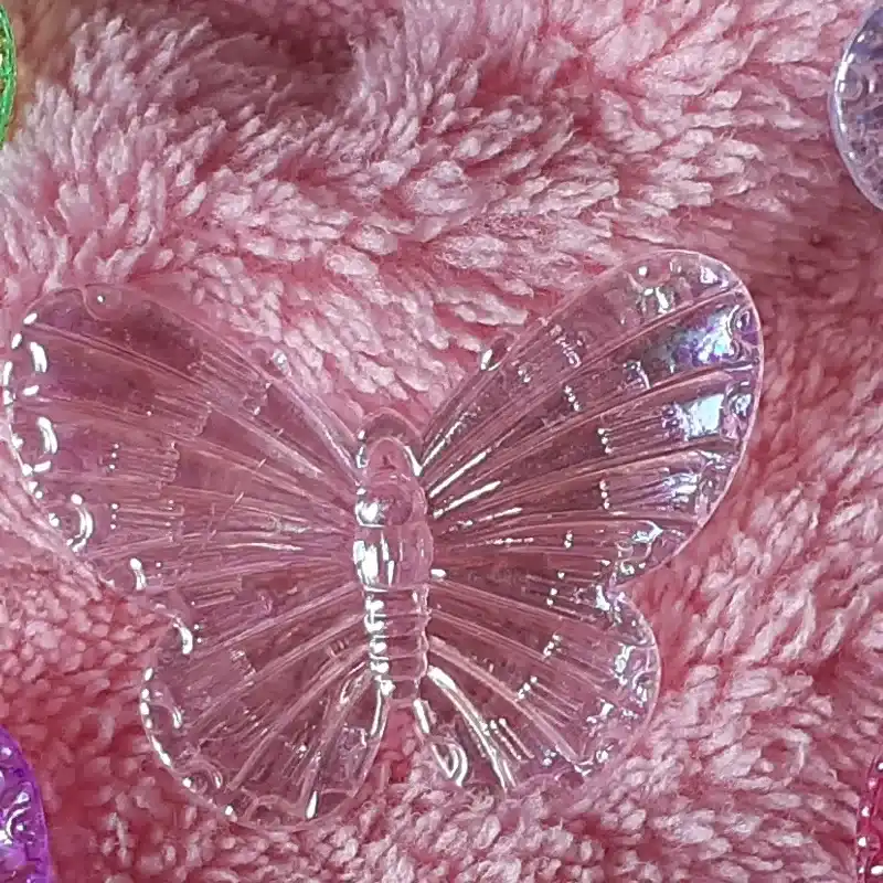 Mariposa chica rosa claro