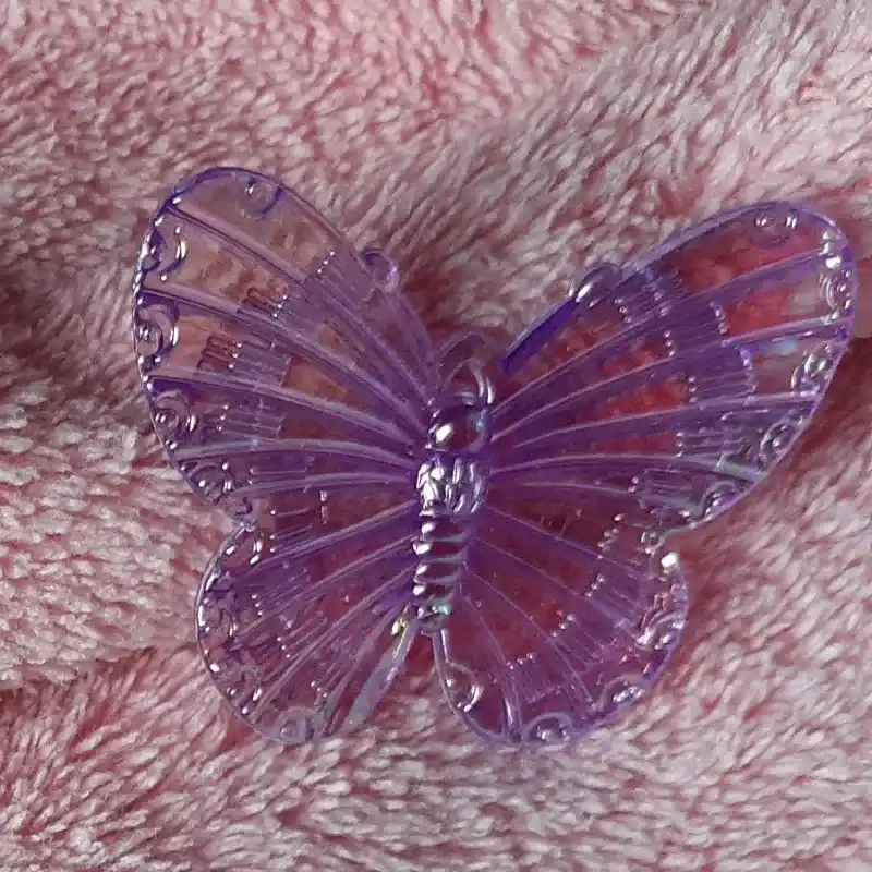 Mariposa grande morada