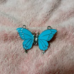 Mariposa imantada azul