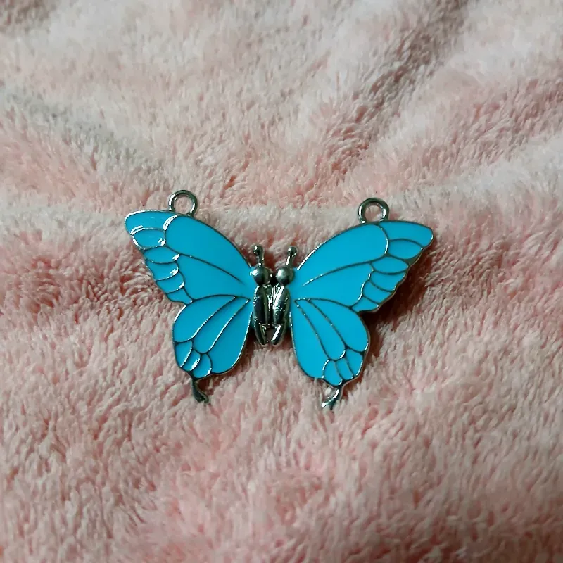 Mariposa imantada azul