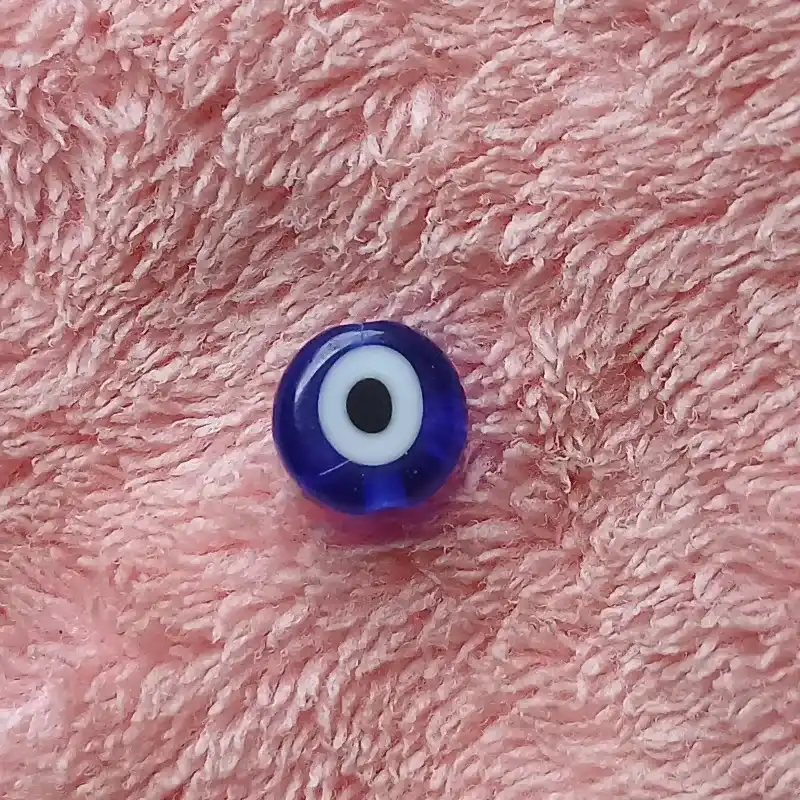 Ojo turco 8mm azul rey