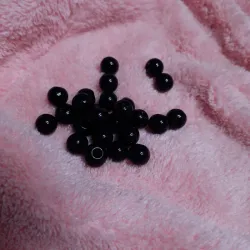 Onix negro con brillo 6 mm