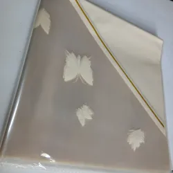 Papel coreano crema y transparente con mariposas