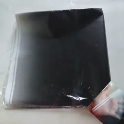 Papel coreano negro y blanco con transparencia