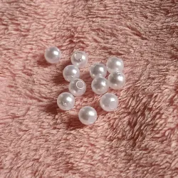 Perlas blanco coco 4 mm