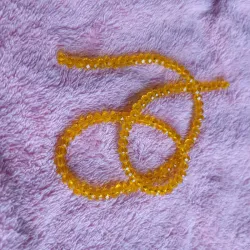 Swaroski sueltos 4mm amarillo oscuro transparente