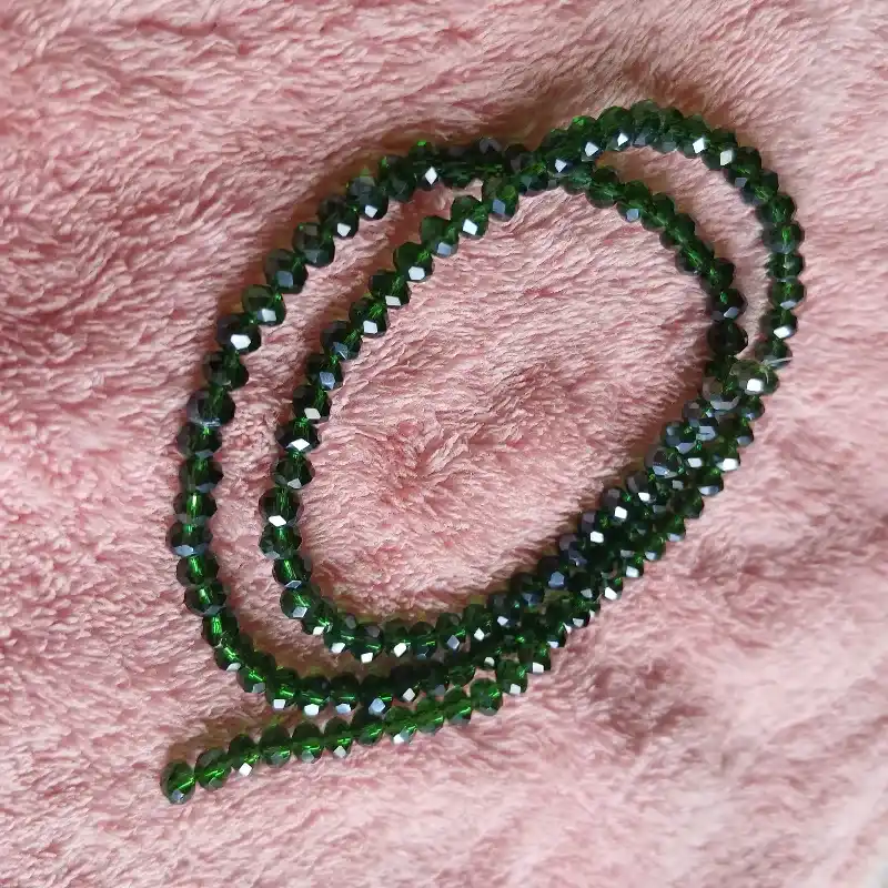 Swaroski sueltos 4mm verde muy oscuro