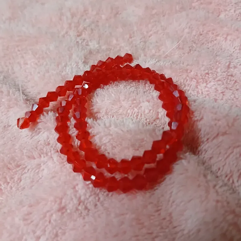 Swaroskis rombo sueltos 4 mm rojo tomate