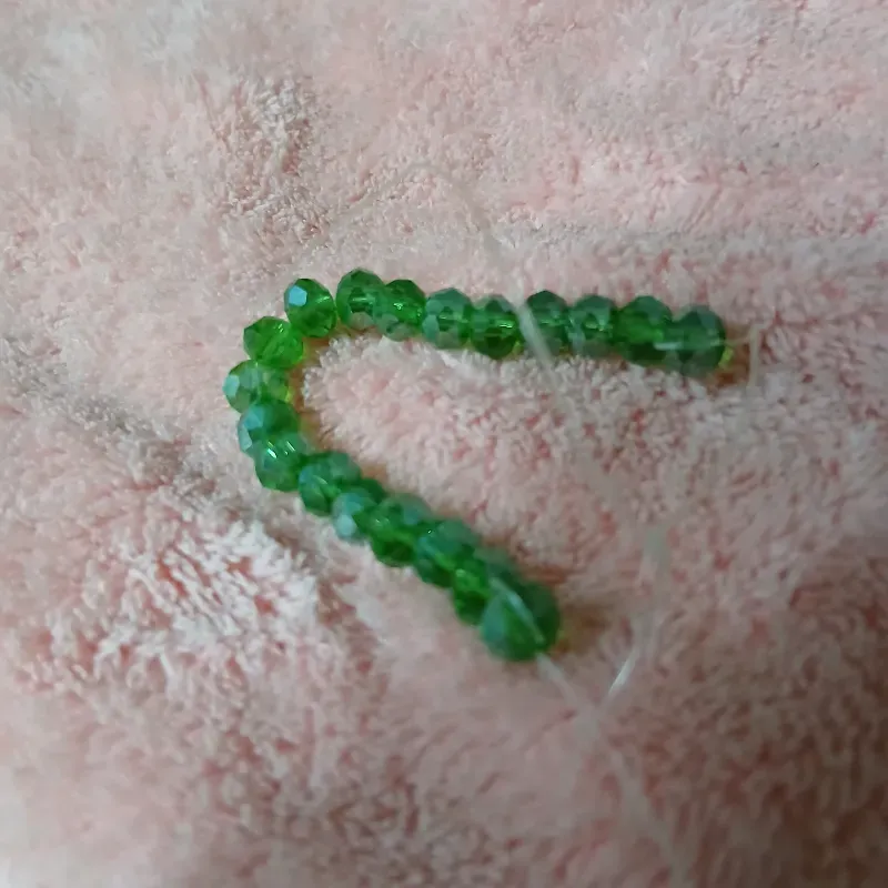 Swaroskis sueltos 4 mm verde oscuro