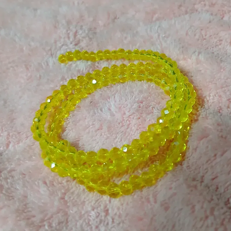 Swaroskis tira 4 mm amarillo transparente